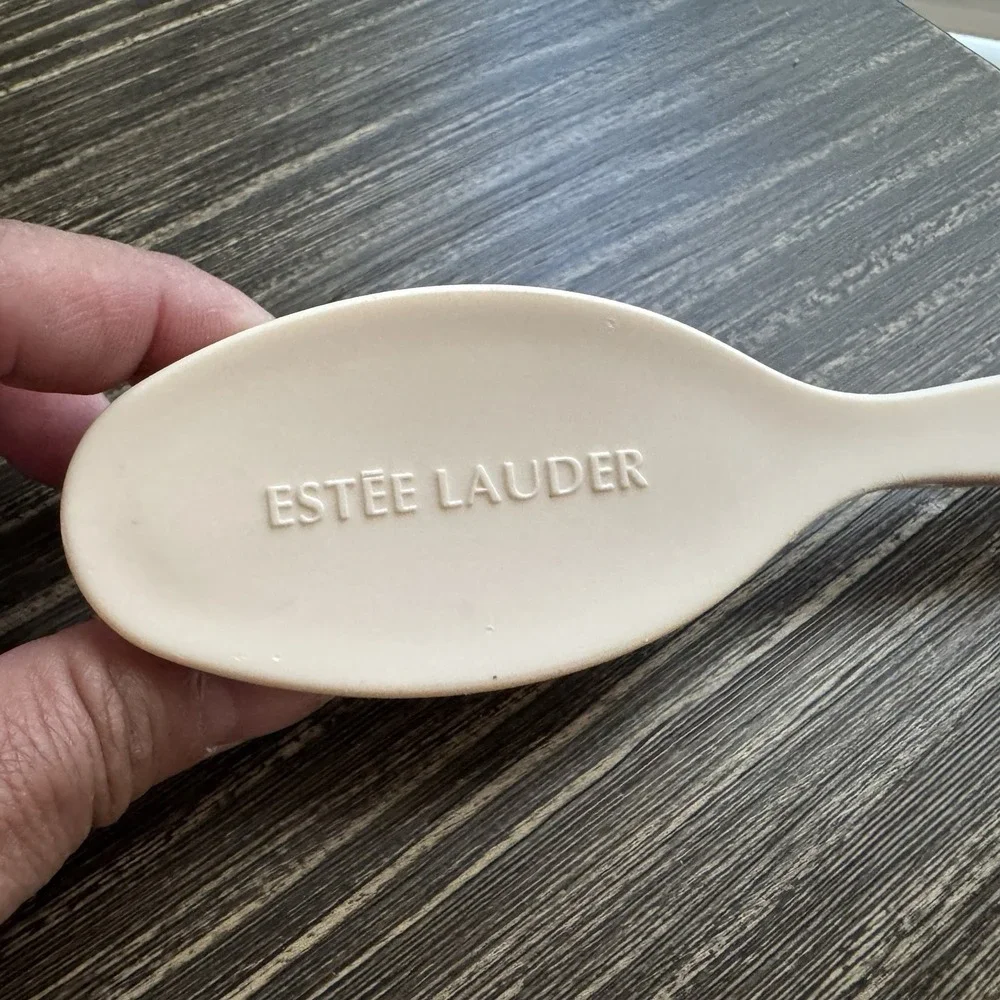 Vintage Estee Lauder White small oval 6.5
